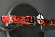 Boxelder Burl Native American Flute, Minor, Mid A-4, #E7D